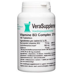 VeraSupplements Vitamine B3 Complex 375 mg Tabletten