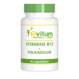 Elvitum Vitamine B12 + Foliumzuur Zuigtabletten