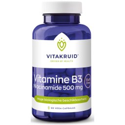 Vitakruid Vitamine B3 Niacinamide 500 mg Flush Free