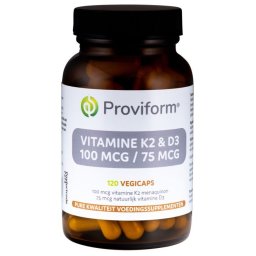 Proviform Vitamine K2 100 mcg & D3 75 mcg Capsules