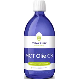Vitakruid MCT Olie C8 100% zuivere & duurzame kokosolie