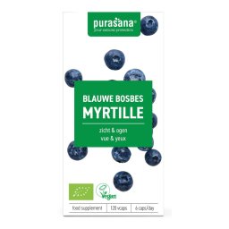 Purasana Biologische Blauwe Bosbes Capsules