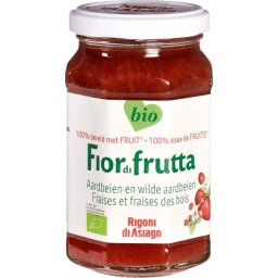 Fiordifrutta Jam Aardbeien en Wilde Aardbeien