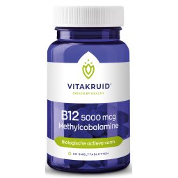Vitakruid B12 5000 mcg Actief Methylcobalamine Vitamine