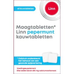 Linn Maagtabletten Pepermunt Kauwtabletten