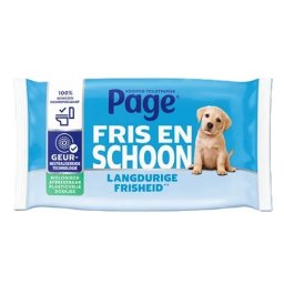 Page Fris en Schoon Vochtig Toiletpapier