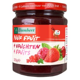 Damhert Puur Fruit Confituur 4 Vruchten