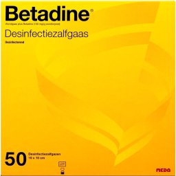 Betadine Desinfectie Zalfgaas 10x10cm