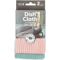 Smart Microfiber System Microvezel Vaatdoek Roze & Turquoise