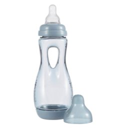 Difrax Easy Grip Bottle 6+ Months Stone