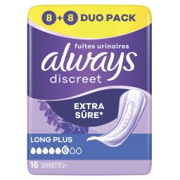 Always Discreet Extra Long Plus Verband - Duopack