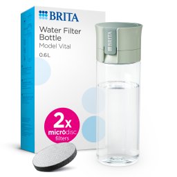 Brita Waterfilterfles Vital Lichtgroen + 2 MicroDisc Filters
