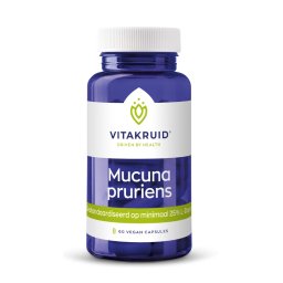 Vitakruid Mucuna pruriens 400 mg minimaal 25% L-Dopa Capsules