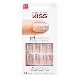 Kiss Gel Fantasy Nails Set Glitter