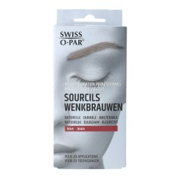 Swiss O-Par Professionele Verfset Wenkbrauwen Bruin