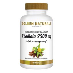 Golden Naturals Rhodiola 2500 mg Tabletten