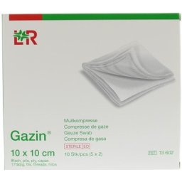 Lohmann & Rauscher Gazin Gaaskompres 10x10cm