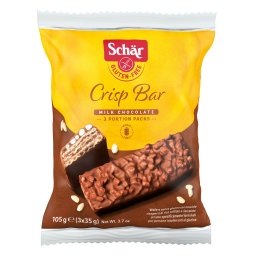 Schar Crisp Bar Melkchocolade Glutenvrij