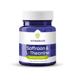 Vitakruid Saffraan 28 mg (Affron®) & L-Theanine Groene Thee