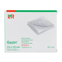 Lohmann & Rauscher Gazin Gaaskompres 7,5x7,5cm