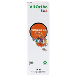 VitOrtho Kind Vitamine D3 10mcg Druppels