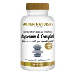 Golden Naturals Magnesium & Crampbark Tabletten