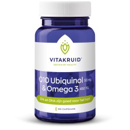 Vitakruid Q10 Ubiquinol 50 mg & Omega 3 450 TG Capsules