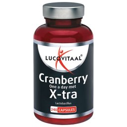Lucovitaal Cranberry met X-tra Lactobacillus Capsules