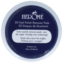 Herome 30 Nailpolish Remover Pads - Aceton vrij