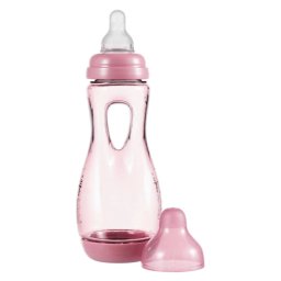 Difrax Easy Grip Bottle 6+ Months Raspberry