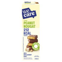 Wecare Peanut Nougat Meal Replacement Bars