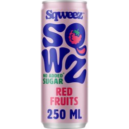 SQWZ Sqweez Red Fruits No Added Sugar