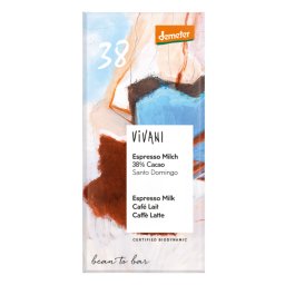 Vivani Espresso Milk 38% Cacao Chocolade