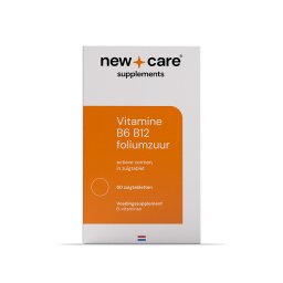 New Care Vitamine B6, B12, Foliumzuur Zuigtabletten