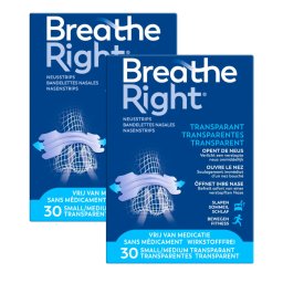 Breathe Right Neusstrips Sensitive - Small/Medium