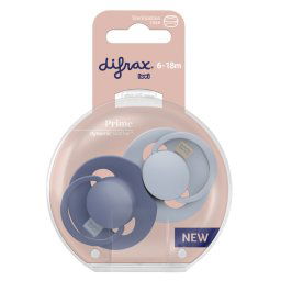 Difrax LOVI Prime Pacifier 6-18 Months - Blue