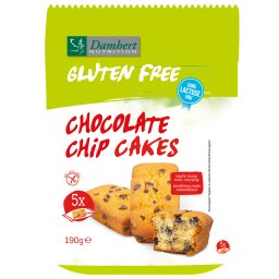 Damhert Gluten Free Lactose Free Choco Chip Cakes