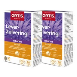 Ortis MethodDraine Lever Zuivering Tabletten 2x60st