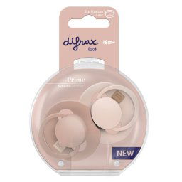 Difrax LOVI Prime Pacifier 18+ Months - Nude/Blush