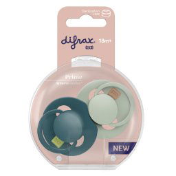 Difrax LOVI Prime Pacifier 18+ Months - Pistachio/Green