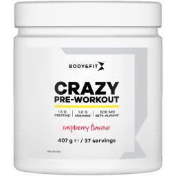 Body & Fit Crazy Pre-Workout Frambozen