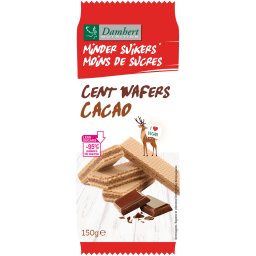 Damhert Low Carb Centwafers Cacao