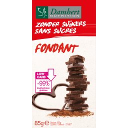 Damhert Zonder Suikers Chocoladetablet Fondant