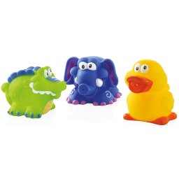 Nuby Zwemmende Badfiguren Set van 3 stuks