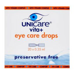 Unicare Vita Eye Care Drops Ampullen 20 x 0.35ml