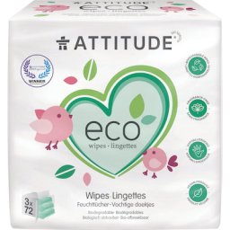 Attitude Eco Wipes Navul 3-pack