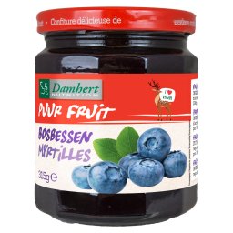 Damhert Puur Fruit Confituur Bosbessen
