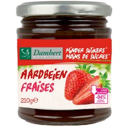 Damhert Low Carb Confituur Aardbei