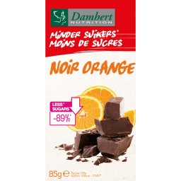 Damhert Zonder Suikers Chocoladetablet Puur Orange