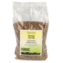 Boerjan Lijnzaad Gebroken 500gr
